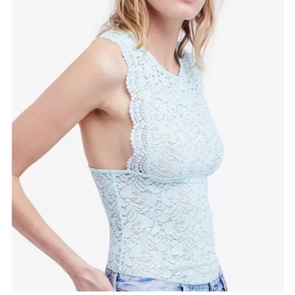 Free People Tops - - Free People Sure Thing Lace Tank
